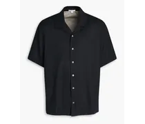 Cotton-poplin shirt - Black