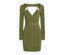 Cutout bandage mini dress - Green