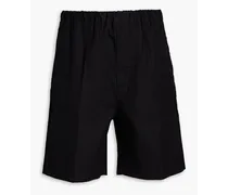 Meyer cotton-twill shorts - Black