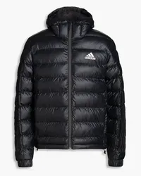 adidas Quilted shell hooded jacket - Black Black