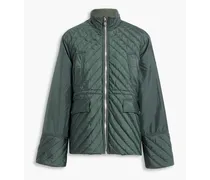 Quilted shell jacket - Green