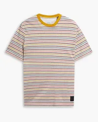 Paul Smith Striped cotton-jersey T-shirt - Neutral Neutral