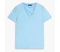 Slub cotton-jersey T-shirt - Blue