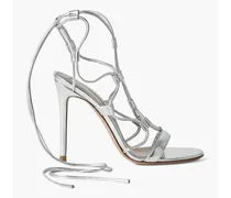 Giza 105 metallic leather sandals - Metallic