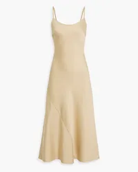 Iris & Ink Emery satin-crepe midi slip dress - Neutral Neutral