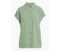 Sylvia gauze shirt - Green
