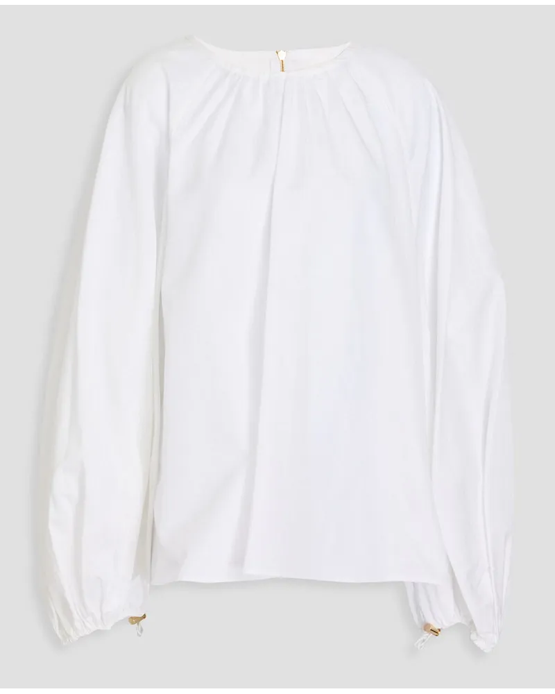 Carolina Herrera New York Drill top - White White