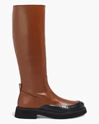 TOD'S Leather knee boots - Brown Brown