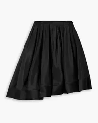 Proenza Schouler Asymmetric pleated taffeta skirt - Black Black