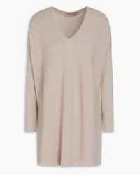 Gentryportofino Cotton and cashmere-blend sweater - Neutral Neutral