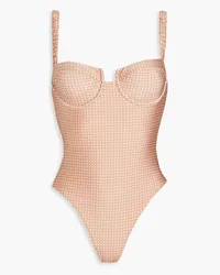 Solid and Striped Verona polka-dot swimsuit - Neutral Neutral