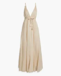 Alice + Olivia Alice Olivia - Carisa belted chiffon gown - White White