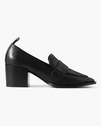 aeyde Anka leather loafers - Black Black