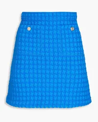 Sandro Jacquard-knit tweed mini skirt - Blue Blue