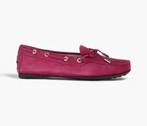 Heaven Lacetto suede loafers - Purple