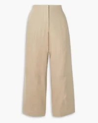 ATM Cropped linen wide-leg pants - Neutral Neutral