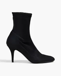 Giuseppe Zanotti Candis 85 metallic stretch-jersey sock boots - Black Black