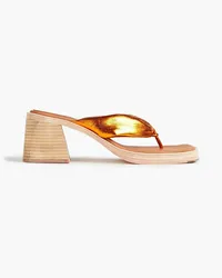 Miista April metallic leather sandals - Metallic Metallic