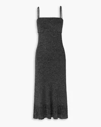 Proenza Schouler Lorenia metallic lamé maxi dress - Gray Gray