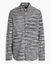 Missoni Space-dyed cotton-jersey shirt - Black Black