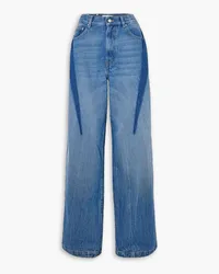 Dion Lee Paneled boyfriend jeans - Blue Blue