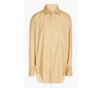 Cotton-poplin shirt - Neutral