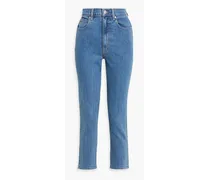 Beatnik cropped mid-rise skinny jeans - Blue