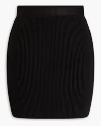 Rodebjer Wini ribbed cotton-blend mini skirt - Black Black