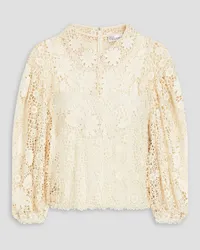 RED Valentino Macramé lace blouse - White White