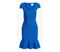 Fluted bandage dress - Blue