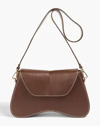 Elleme Space leather shoulder bag - Brown Brown