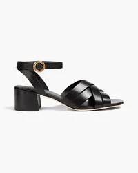 Tory Burch City leather sandals - Black Black