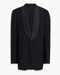 Acne Studios Cloqué-paneled wool and mohair-blend blazer - Black Black