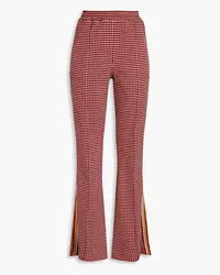 Marni Jacquard-knit flared pants - Red Red