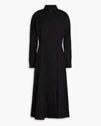 Co Twill midi shirt dress - Black Black