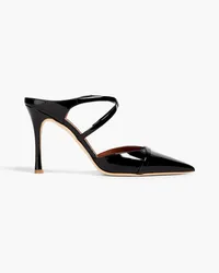 Malone Souliers Yoana 90 patent-leather mules - Black Black