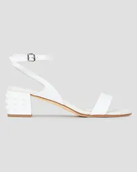 TOD'S Patent-leather sandals - White White