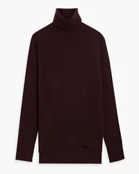 Theory Karena cashmere turtleneck sweater - Burgundy Burgundy