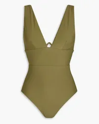 BONDI BORN Willow underwired swimsuit - Green Green