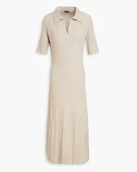 Joseph Ribbed merino wool midi dress - Neutral Neutral