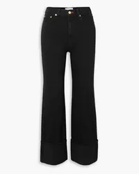 Tu Es Mon Trésor Carnelian high-rise straight-leg jeans - Black Black