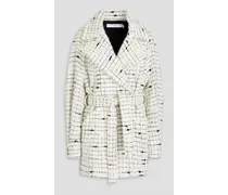 Bouclé-tweed coat - White