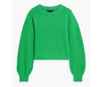 Alice Olivia - Ansley cropped cashmere sweater - Green