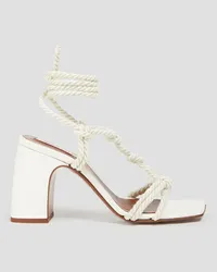 Zimmermann Knotted cord sandals - White White