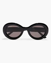 Balenciaga Round-frame acetate sunglasses - Black Black