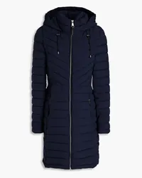 DKNY Quilted shell hooded coat - Blue Blue