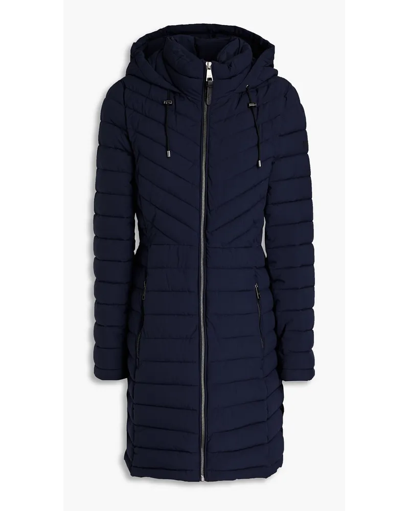 DKNY Quilted shell hooded coat - Blue Blue