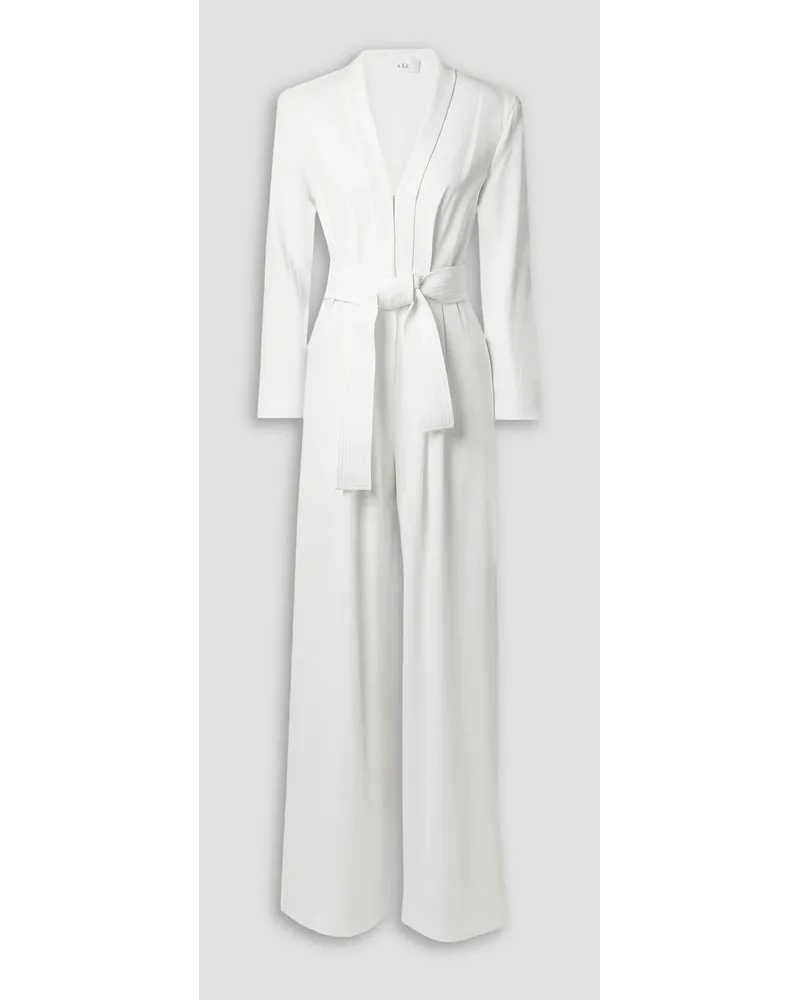A.L.C. Kieran II belted cady jumpsuit - White White