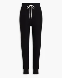 John Elliott + Co Tapered French cotton-terry sweatpants - Black Black