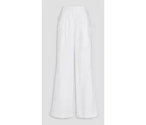 Komodo linen wide-leg pants - White